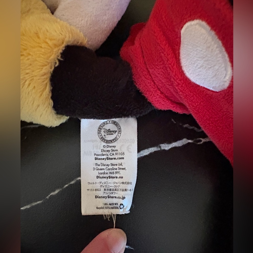 Disney Store Authentic Mickey Mouse Plush Toy Stuffed Animal 18” EUC - Picture 3 of 3
